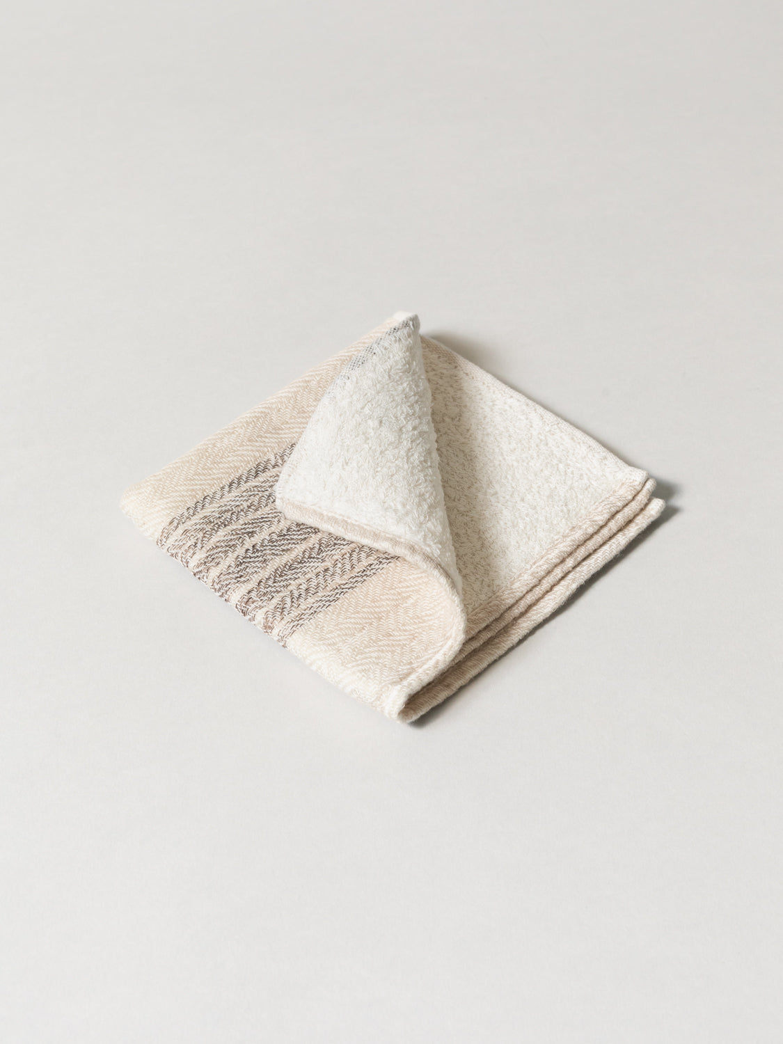 Organic Linen Towel - Beige