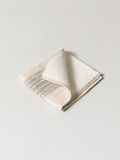 Organic Linen Towel - Beige