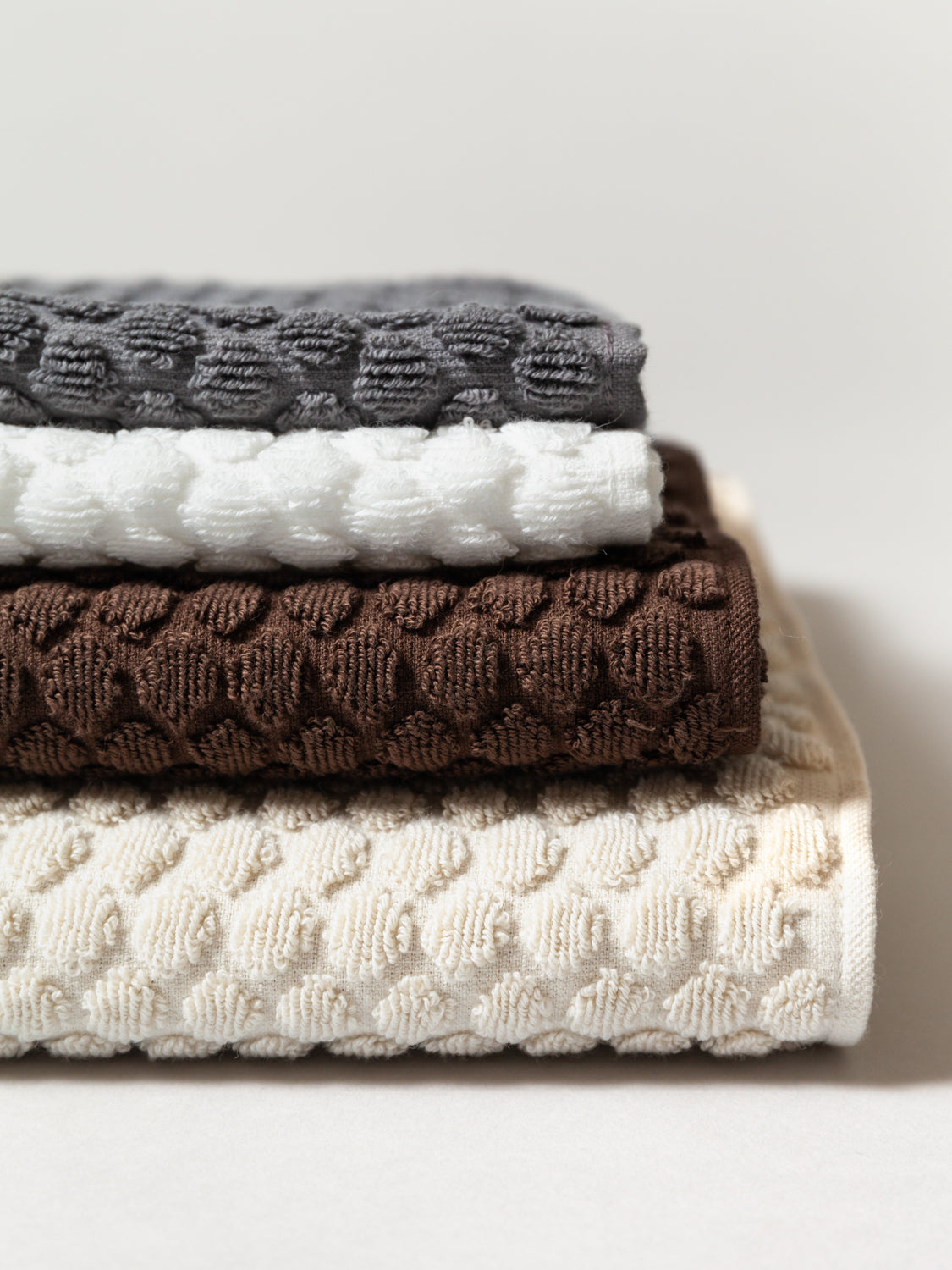 Polka Dot Textured Towel - Three Colors