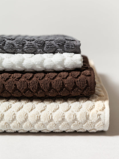 Polka Dot Textured Towel - Three Colors